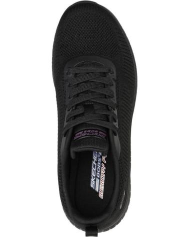 SKECHERS ZAPATILLA BOBS SQUAD 117209 BBK NEGRO