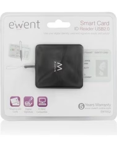 EWENT Lector de tarjetas dni usb 2 0