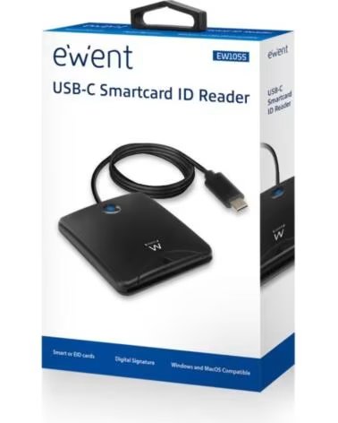 EWENT EW1055 Lector Tarjetas USB-C- DNI electronic
