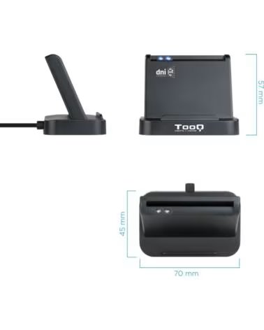TOOQ Lector de tarjetas DNIE VISION USB 2 0