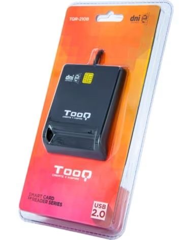 TOOQ Lector de tarjetas DNIE usb 2 0 negro