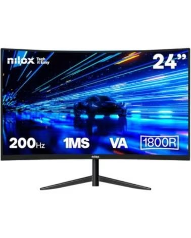 NILOX NXM24CRV2001 Monitor 24VA200Hz HDMI DP Curv