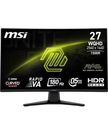 MSI MAG274CQF Monitor 27 WQHD 180hz curv