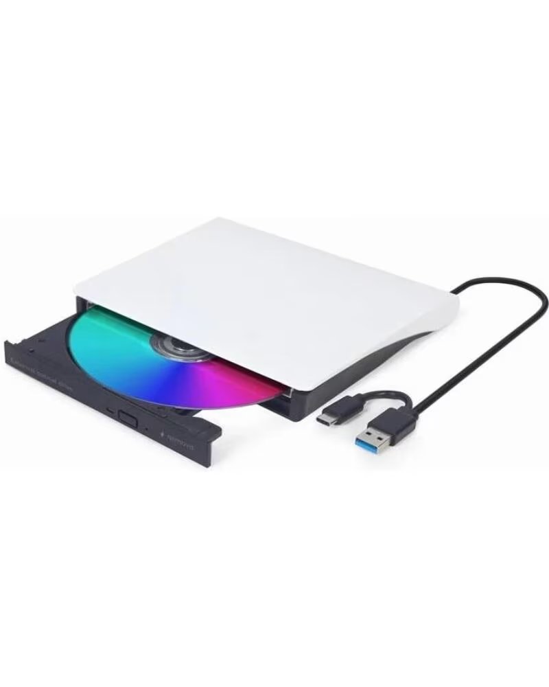 GEMBIRD Unidad de DVD USB externa Blanco