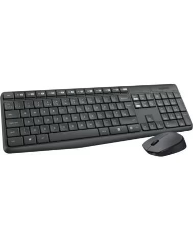 LOGITECH MK235 Teclado y raton Inalambrico Gris