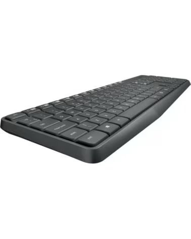 LOGITECH MK235 Teclado y raton Inalambrico Gris