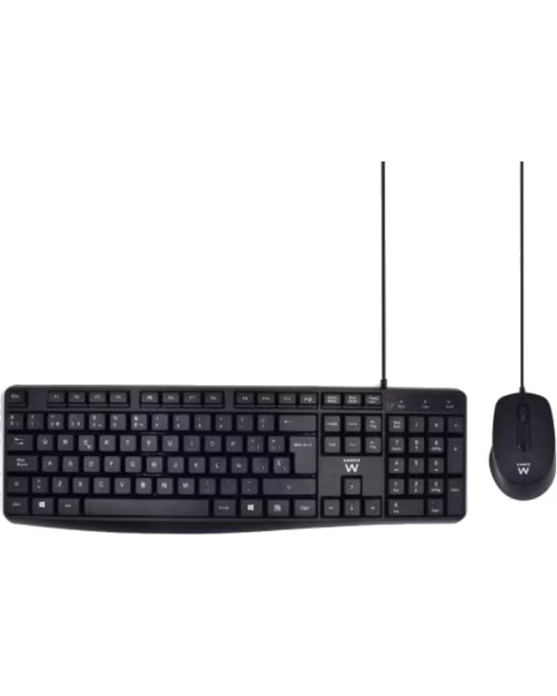 EWENT Kit teclado mouse raton ew3006 usb escritura silenciosa