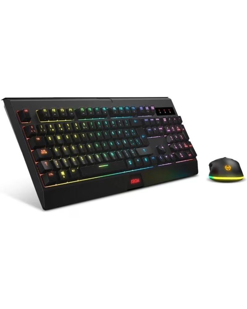 KROM KABALA Kit Teclado y Raton Wireless RGB SP