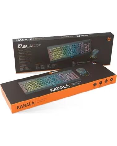 KROM KABALA Kit Teclado y Raton Wireless RGB SP