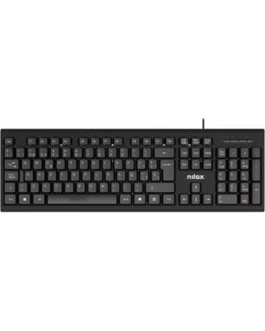 NILOX Kit Tecladoraton NXKME0011 Usb NEgro