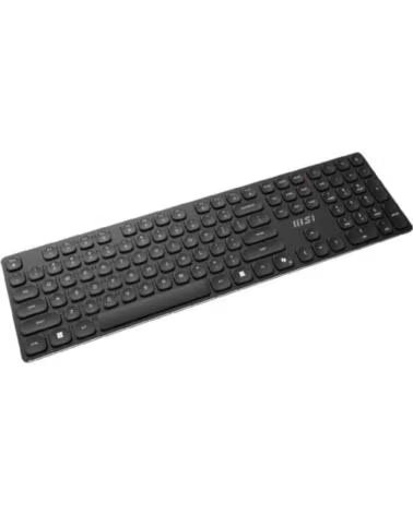 MSI Teclado raton forge k210w combo inalambrico negro
