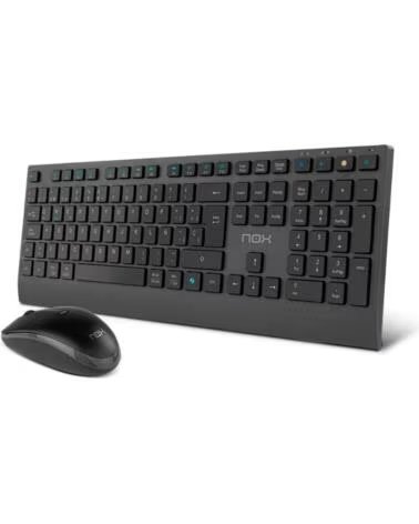 NOX LITE DUO TecladoRaton Inalambrico Negro