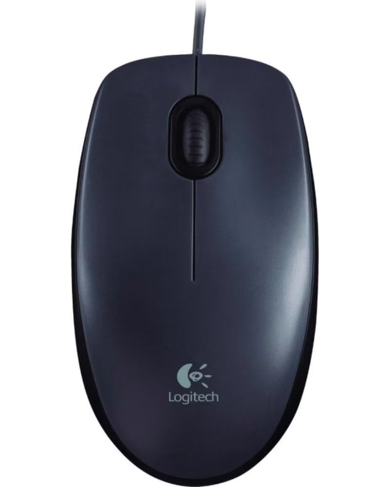 LOGITECH M90 raton optico 1000dpi USB negro