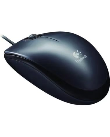 LOGITECH M90 raton optico 1000dpi USB negro