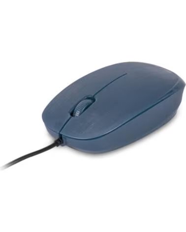 NGS Raton con cable flameblue - optico - 1000dpi - 2 botones scroll - ergonomico - usb - azul