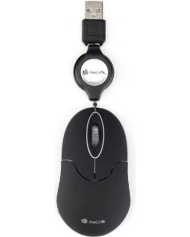 NGS Raton Retractil SINBLACK 1000dpi Negro