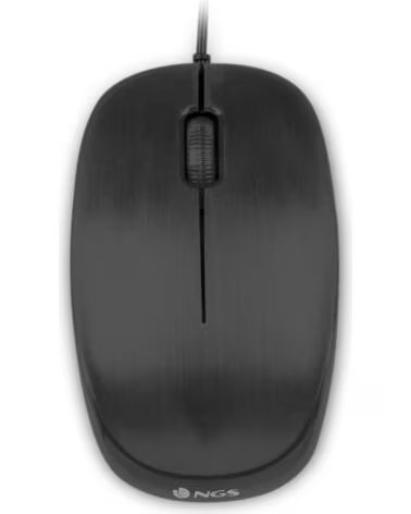 NGS Raton optico Flame 1000 Dpi Negro