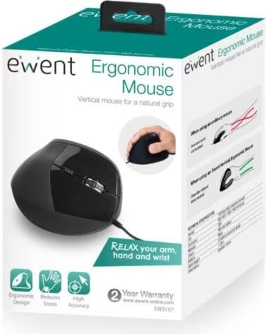 EWENT EW3157 Raton optico Vertical Usb 2 0