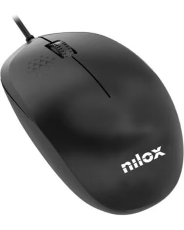 NILOX MOUSB1012 Raton USB 1200DPI BLACK