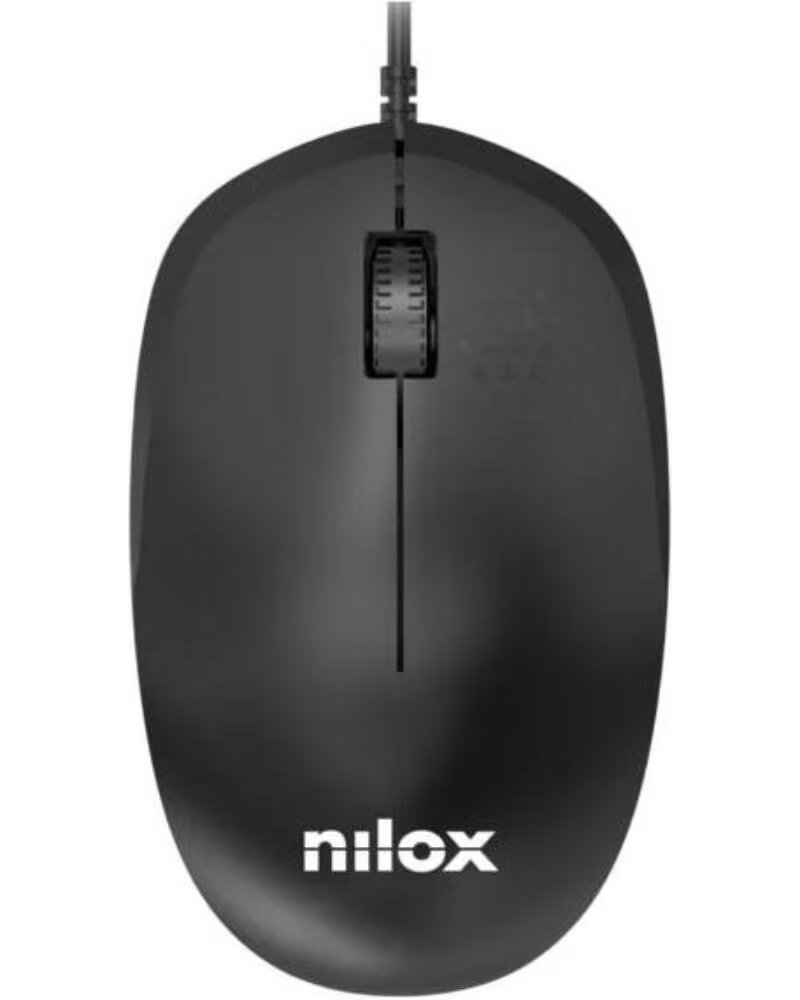 NILOX MOUSB1012 Raton USB 1200DPI BLACK