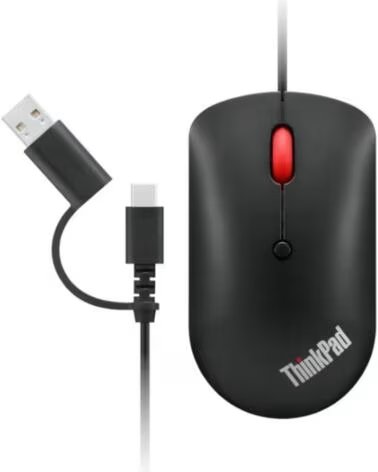 LENOVO Raton compacto con cable ThinkPad USB-C