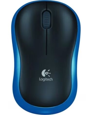 LOGITECH Raton Inalambrico M185 Azul