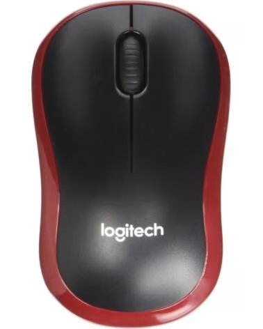 LOGITECH Raton Inalambrico M185 Rojo