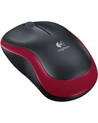 LOGITECH Raton Inalambrico M185 Rojo
