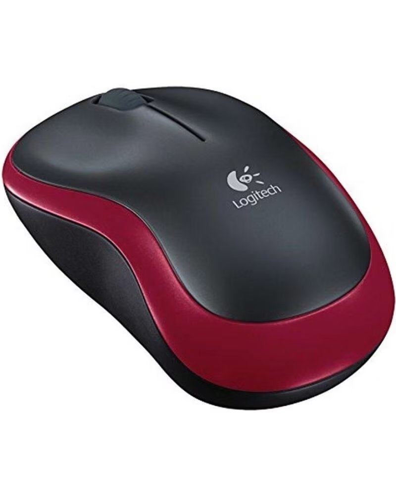LOGITECH Raton Inalambrico M185 Rojo
