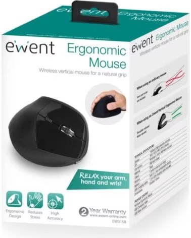 EWENT EW3158 Raton Wireless Vertical 1600 dpi