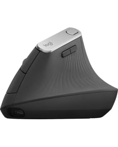 LOGITECH MX Vertical Raton ergonomico Negro