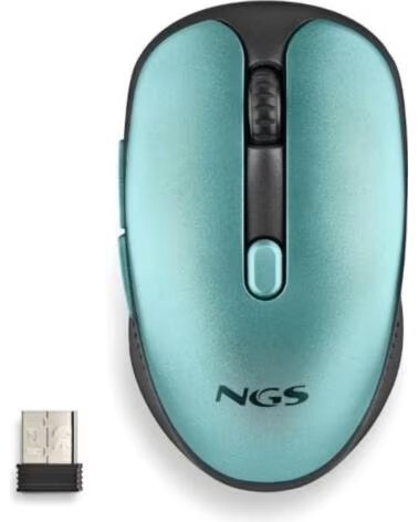 NGS Raton Inalambrico Recargable Silencioso Hielo