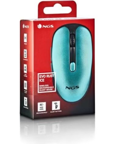 NGS Raton inalambrico evo rust ice 1600dpi