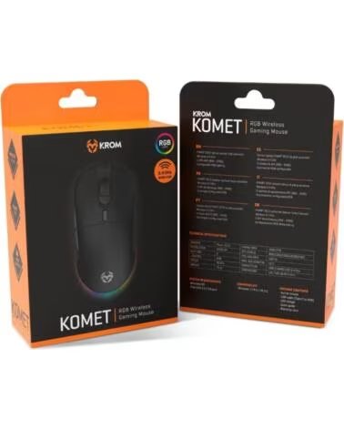 KROM Komet Raton inalambrico Rgb