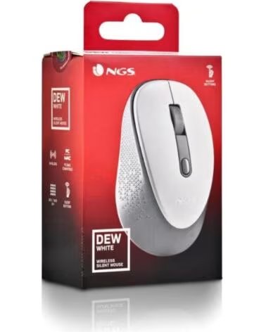 NGS RATON INALAMBRICO 800-1600DPI Blanco