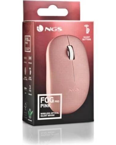 NGS Raton inalambrico fog pro pink