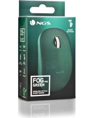NGS Raton inalambrico fog pro green
