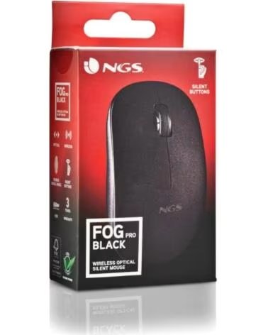 NGS Raton Fogpro Inalambrico Negro