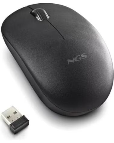 NGS Raton Fogpro Inalambrico Negro