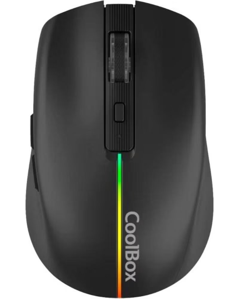 COOLBOX Gaming Raton W01 1600DPI Inalambrico Negr
