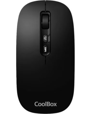 COOLBOX Raton W02-IA Inalambrico RFBT Negro