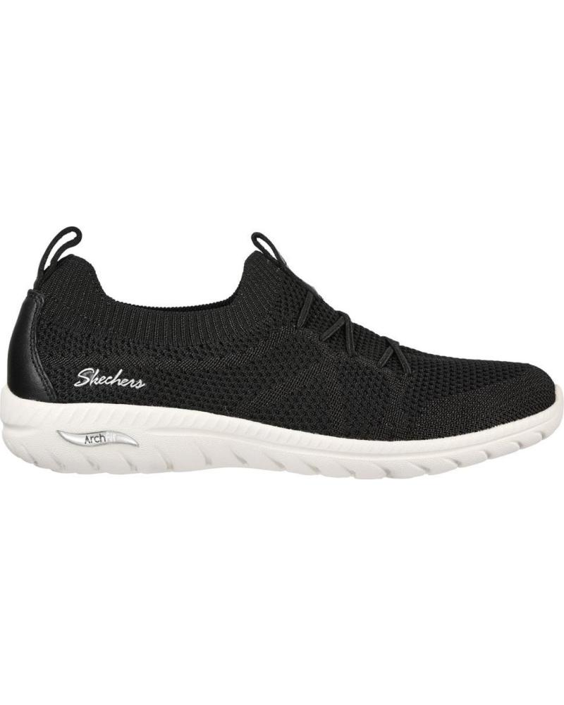 Scarpe sport per Donna SKECHERS ARCH FIT FLEX NEGRO
