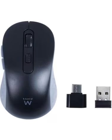 EWENT EW3204 Raton inalambrico 2 4GHz click silen