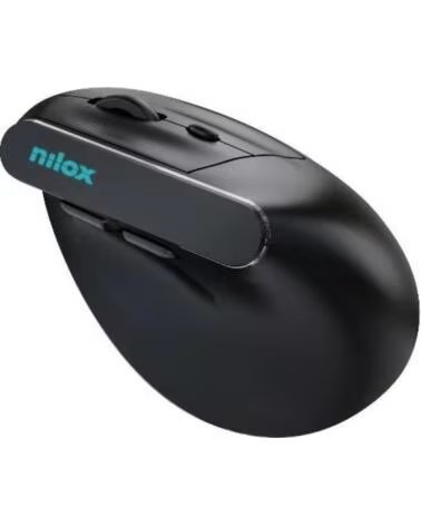 NILOX Raton Wir Vertical Rec Silen 1600 DPI Negro