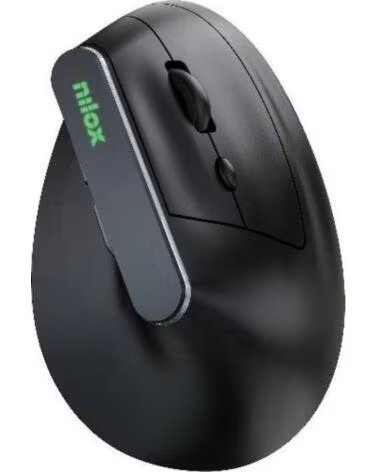 NILOX Raton Wir Vertical Rec Silen 1600 DPI Negro