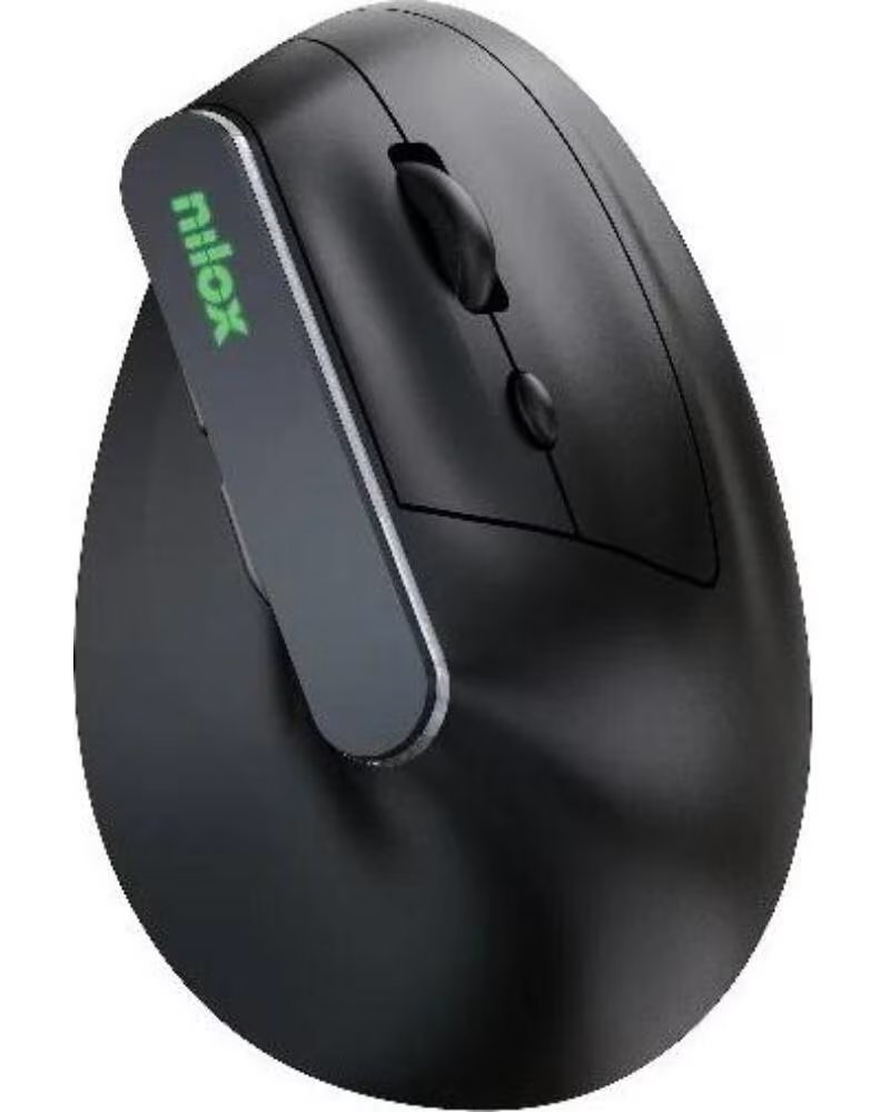 NILOX Raton Wir Vertical Rec Silen 1600 DPI Negro
