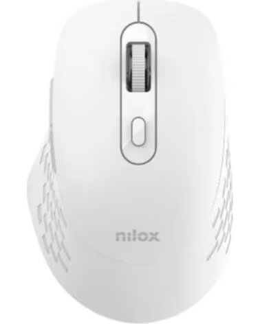 NILOX Raton Dual Wireless 1600dpi silen Blanco