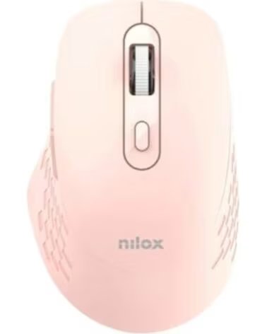 NILOX Raton Dual Wireless 1600dpi silen Rosa