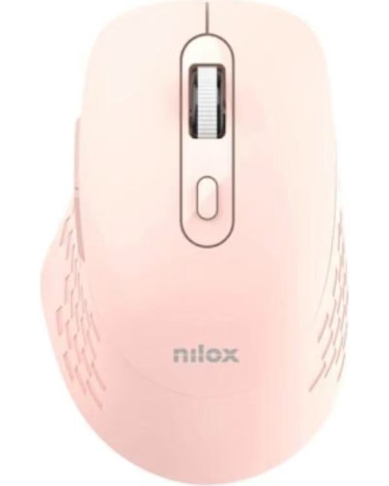 NILOX Raton Dual Wireless 1600dpi silen Rosa