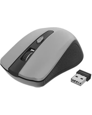 GEMBIRD Raton Optico Inalambr 1600 DPI Negro-Gris